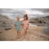Little Dutch Overal letní Ocean Treasures Surf Blue vel. 74/80