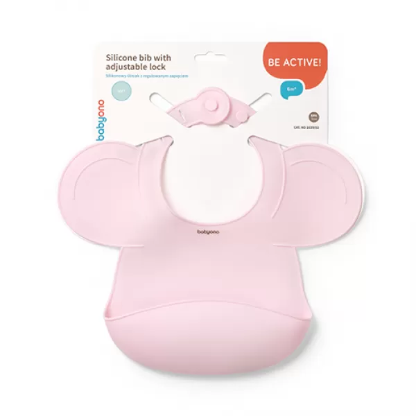 BABYONO Bryndák silikonový - Pink