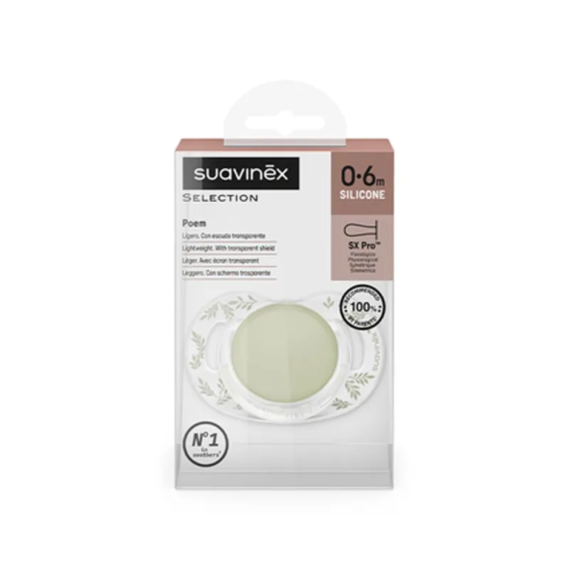 SUAVINEX Dudlík SX PRO fyziologický POETRY 0/6 m