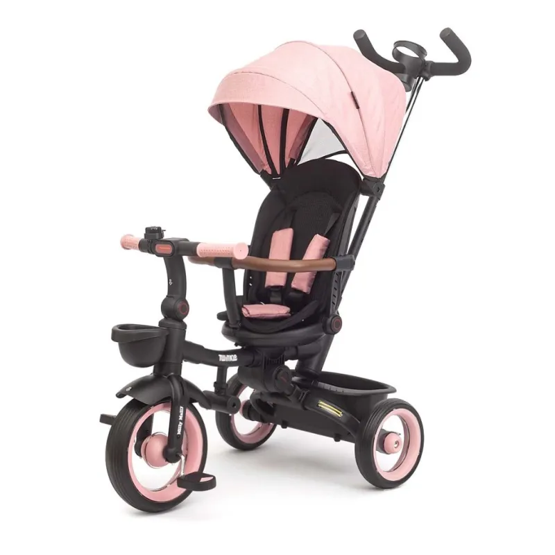 Milly Mally Luxusní dětská tříkolka s osvětlením Twinkle pink