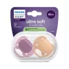 Philips AVENT Šidítko Ultrasoft Premium 18+m dívka, 2 ks
