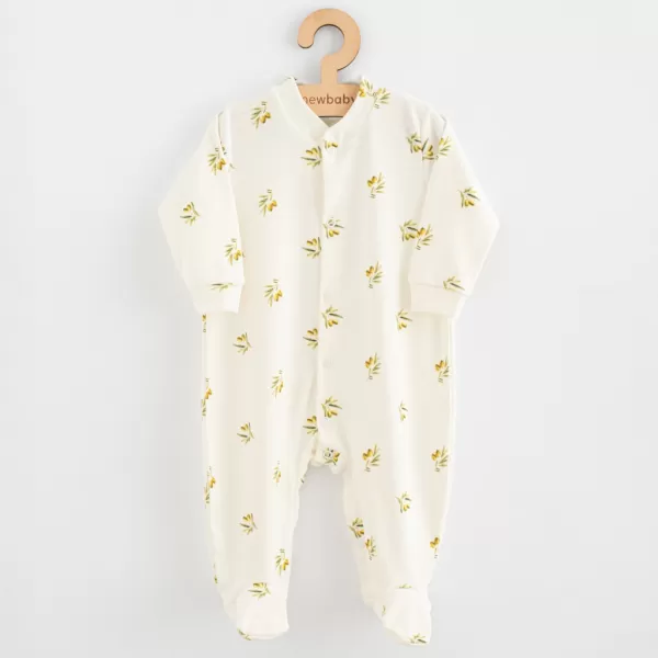 New Baby Kojenecký overal z organické bavlny Olivy