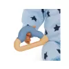 LullaBaby Overal pro panenky modrý s doplňky