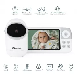 PETITE&MARS Chůvička dětská digitální EVE 5.0