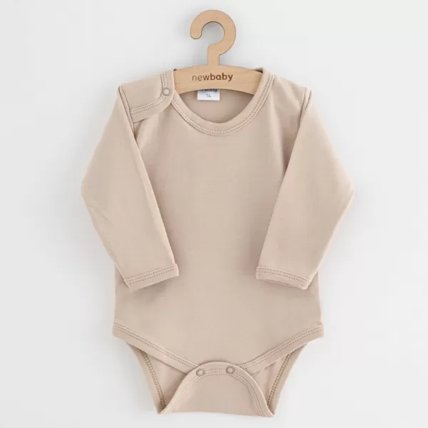 New Baby Kojenecké body Classic II světle béžové