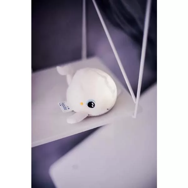 PABOBO Svítící plyšový mazlíček shake velryba (zatřes a svítí!)