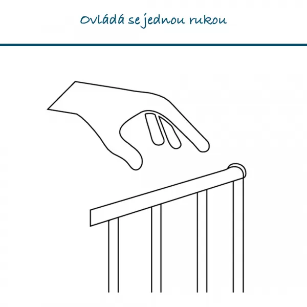 Baby Dan Univerzální prostorová zábrana BabyDan Carl XX Wide, černá