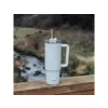 Quokka Nerezový termohrnek s brčkem Vibe 880 ml