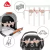 Baby Fehn Řetěz na kočárek plameňák, Pink