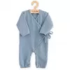 New Baby Kojenecký mušelínový overal blue