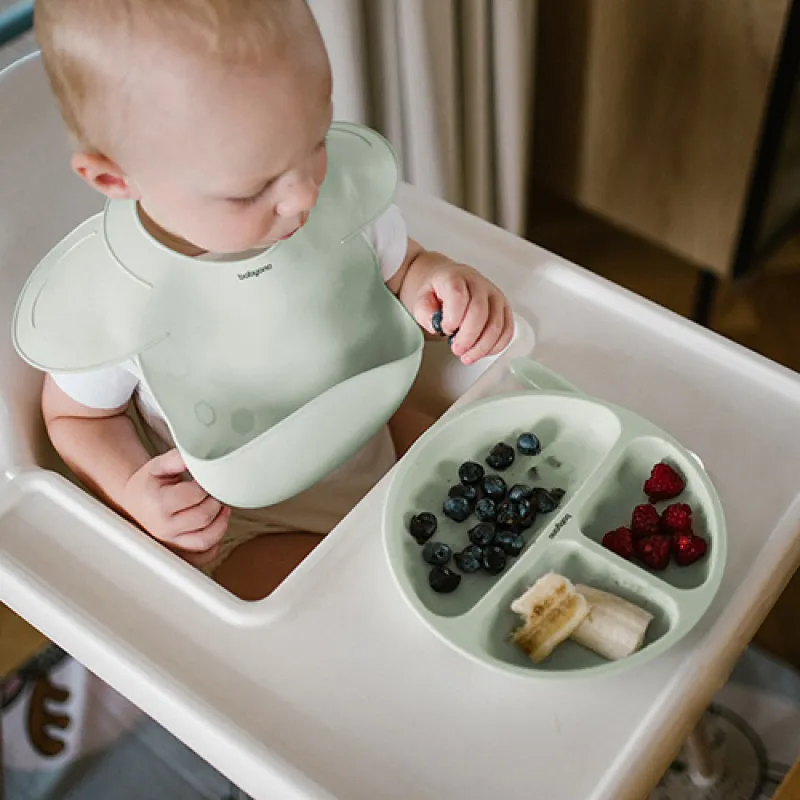 BABYONO Bryndák silikonový - Sage