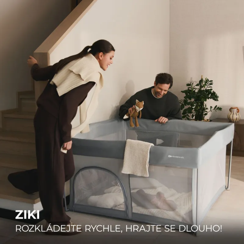KINDERKRAFT Ohrádka pro děti skládací Ziki