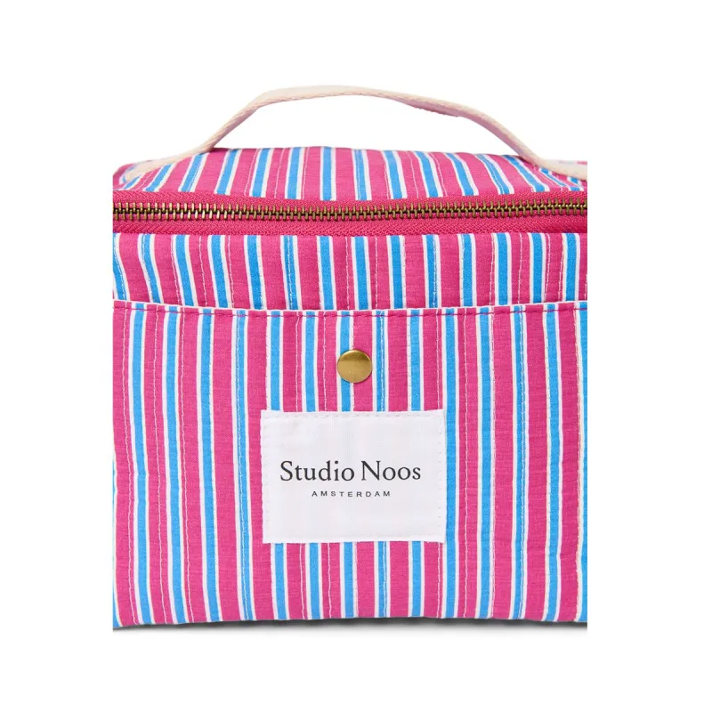STUDIO NOOS - Poplin Coller bag - chladící taška | Raspberry Striped