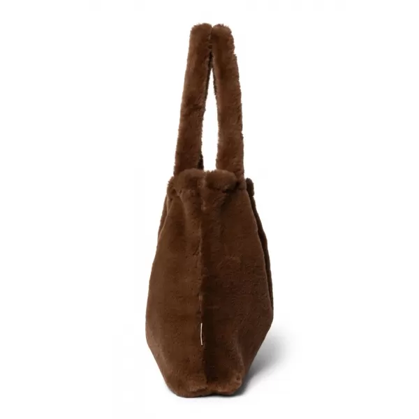 STUDIO NOOS - Faux Fur MOM BAG | Brown