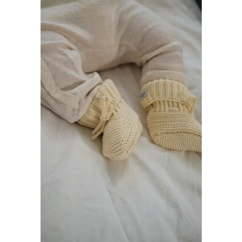 LODGER Slipper Knit Butter 0 - 6 měsíců