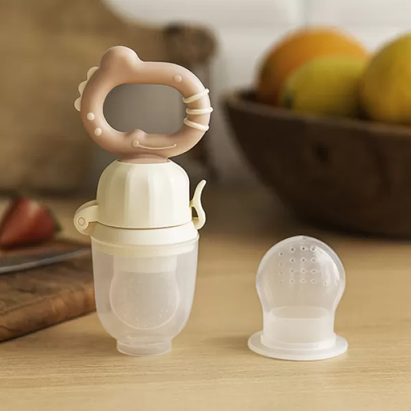 BABYONO Kousátko na podávání jídla Dino 6m+