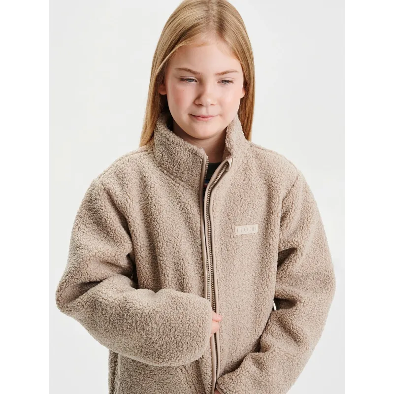 LEOKID Fleecová bunda Theo Almond Milk vel. 92
