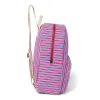 STUDIO NOOS - Poplin Midi BACKPACK - batůžek - přední kapsa | Raspberry Stripped