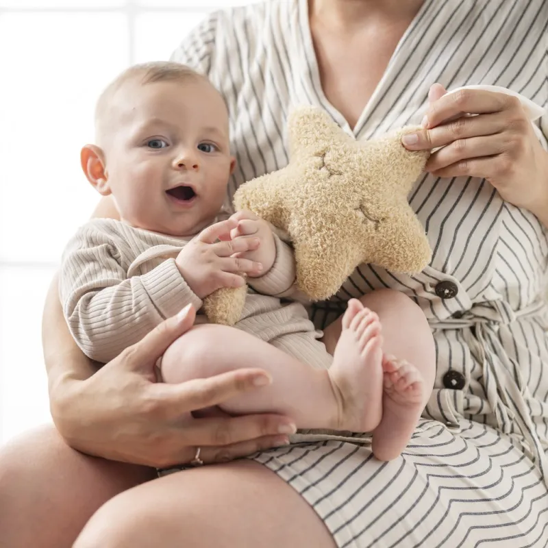 NATTOU Hračka hudební Teddy hvězdička 25 cm, 0m+
