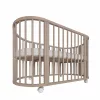 New Baby Dětská rostoucí postýlka 3v1 oválná + matrace kašmírová