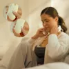 KINDERKRAFT Odsávačka mateřského mléka s funkcí ohřevu krku Double Hands-free Gentleneste