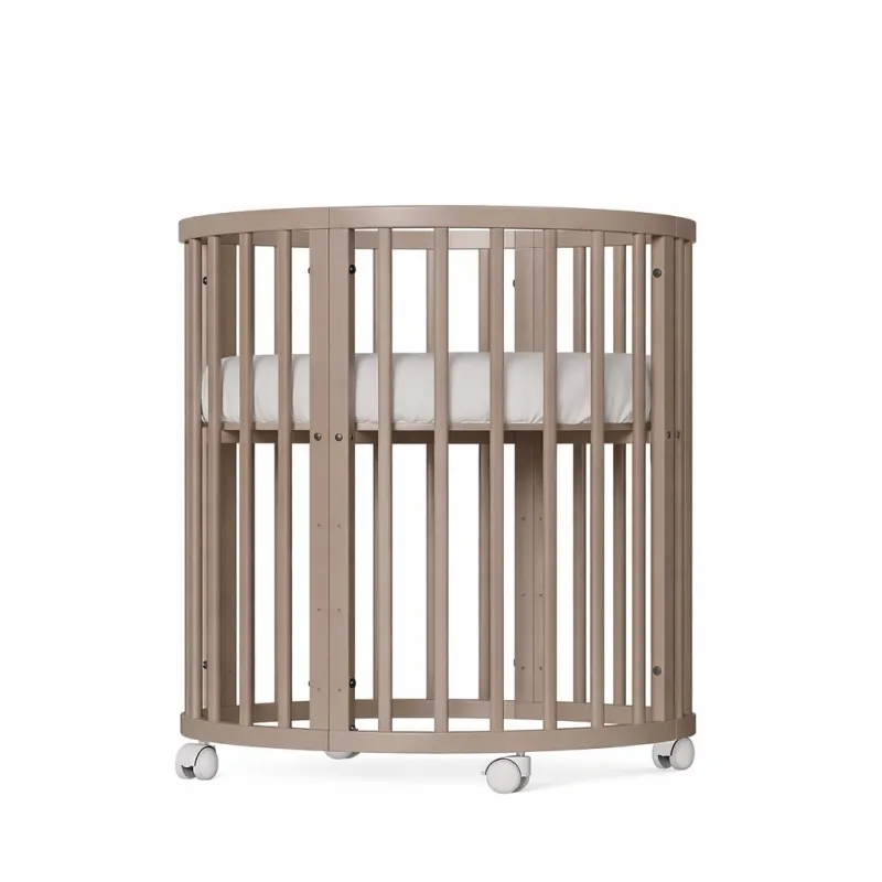 New Baby Dětská rostoucí postýlka 3v1 oválná + matrace kašmírová