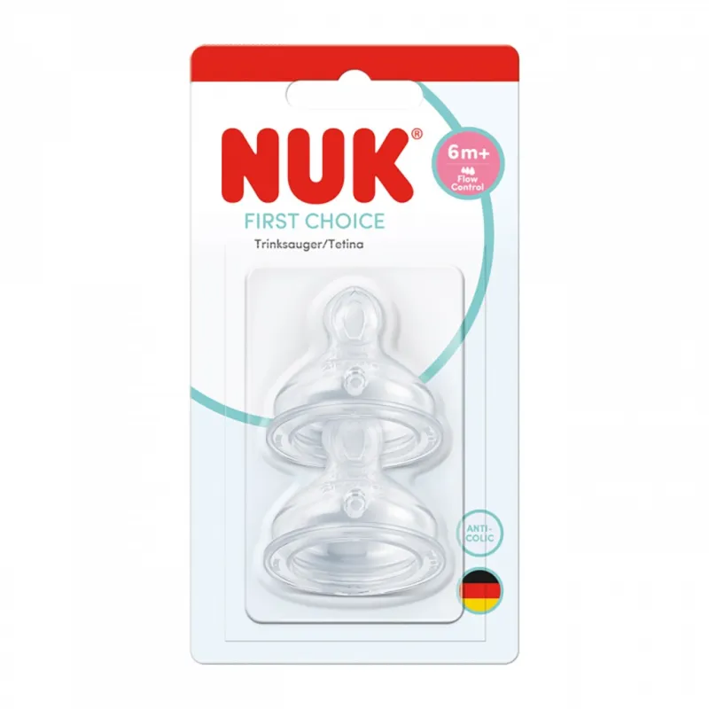 Nuk Savička Flow First Choice Control 6+ m 2 ks