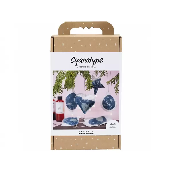 Creativ Company Kreativní sada Kyanotypie vánoční ozdoby