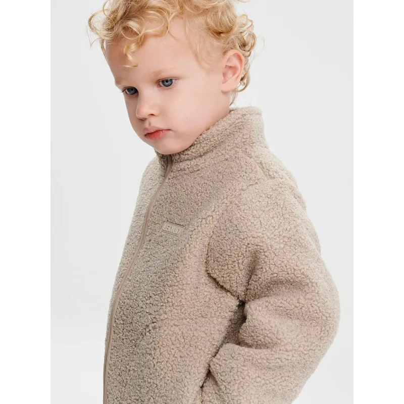 LEOKID Fleecová bunda Theo Almond Milk vel. 116