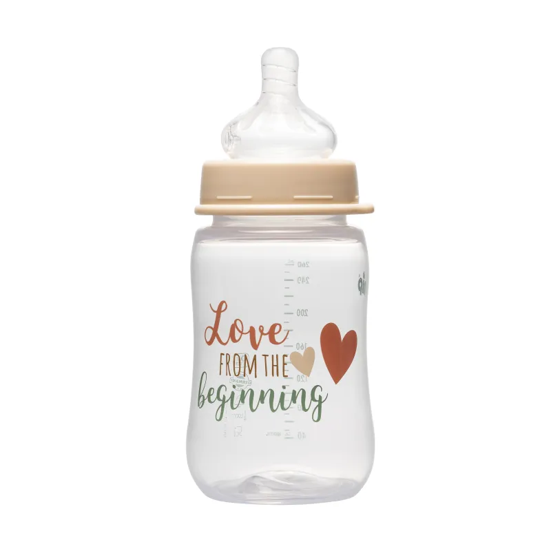 NIP Láhev kojenecká PP,široká,silikon-M,260ml,0m+,uni
