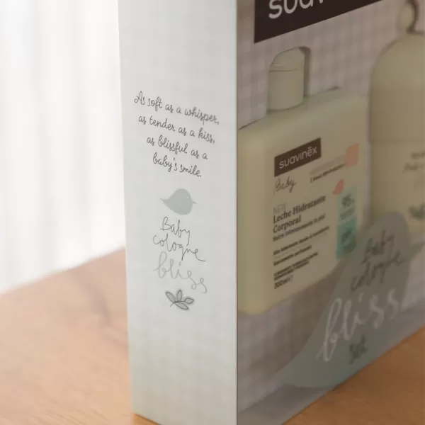 SUAVINEX SET HYDRATAČNÍ EMULZE 300ML + KRÉMOVÝ MYCÍ GEL 300ML + KOLÍNSKÁ VODA BLISS 100ML