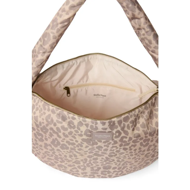 STUDIO NOOS - Puffy Cross Body bag | Cream Leopard