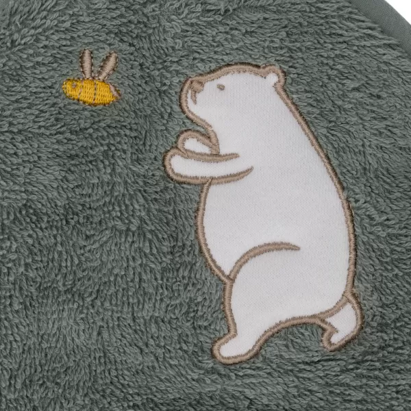 Fillikid Osuška s kapucí bear green 75x75 cm