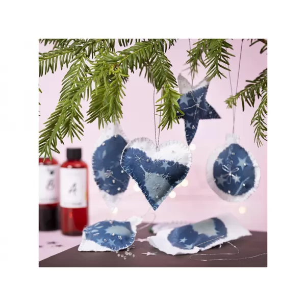 Creativ Company Kreativní sada Kyanotypie vánoční ozdoby