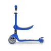 Milly Mally Tříkolová balanční koloběžka-scooter se sedátkem FUZZY blue