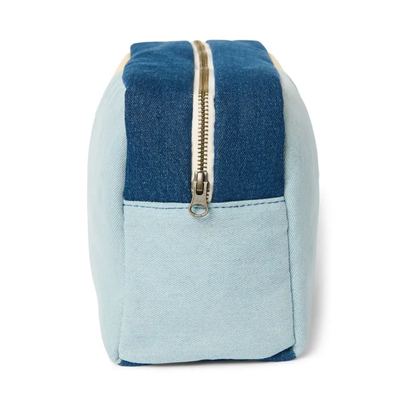 STUDIO NOOS - Patchwork Toiletry - toaletní taštička | Denim
