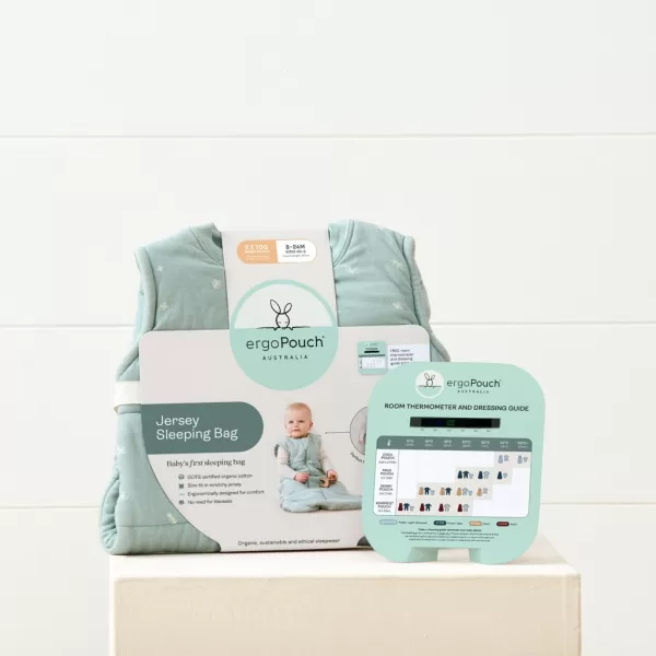 ERGOPOUCH Pytel na spaní s rukávy organická bavlna Jersey Oatmeal Marle 3-12 m, 6-10 kg, 3,5 tog