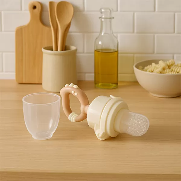 BABYONO Kousátko na podávání jídla Dino 6m+