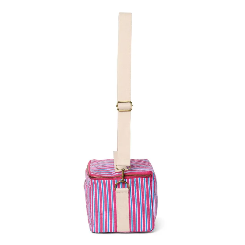 STUDIO NOOS - Poplin Coller bag - chladící taška | Raspberry Striped