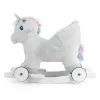 Milly Mally Houpací koník s melodií a kolečky Polly Jednorožec