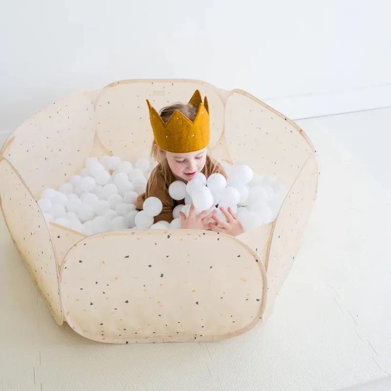 3 SPROUTS Suchý bazének Recycled Terrazzo/Beige