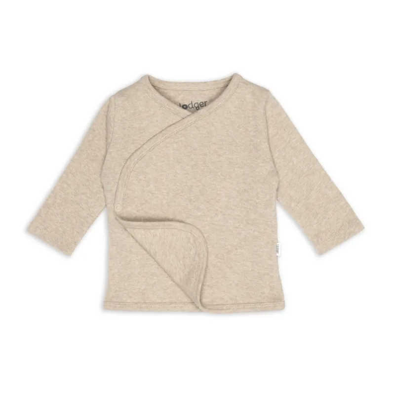 LODGER Zavinovací kabátek Melange Beige vel. 56