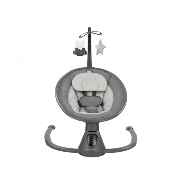 KikkaBoo Houpací lehátko elektrické Twiddle Grey