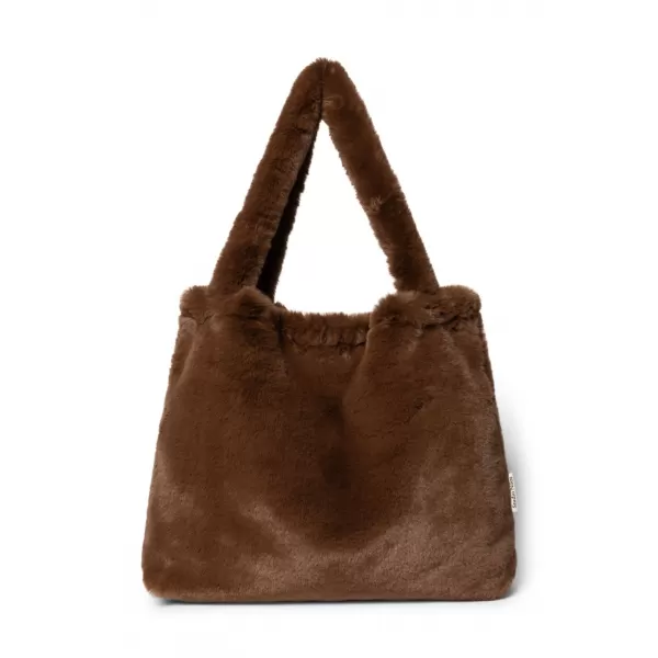 STUDIO NOOS - Faux Fur MOM BAG | Brown
