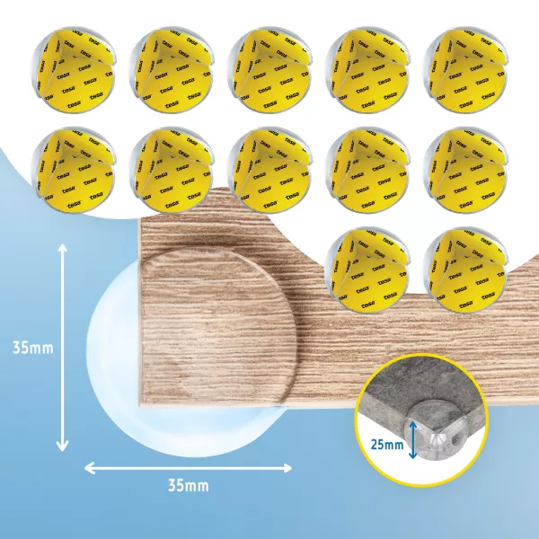 Sipo Ochrana rohů a hran, O-profil, sada 12ks, transparentní