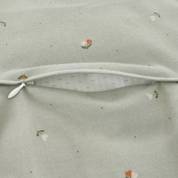 TRÄUMELAND Spací pytel Liebmich 3dílný set Fiore Grün 56/62