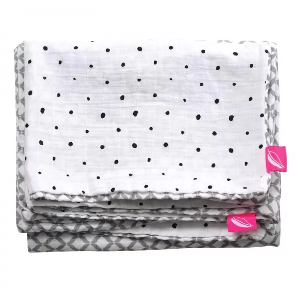 MOTHERHOOD Povlečení bavlněné mušelínové do postýlky Pro-Washed 2-dílné