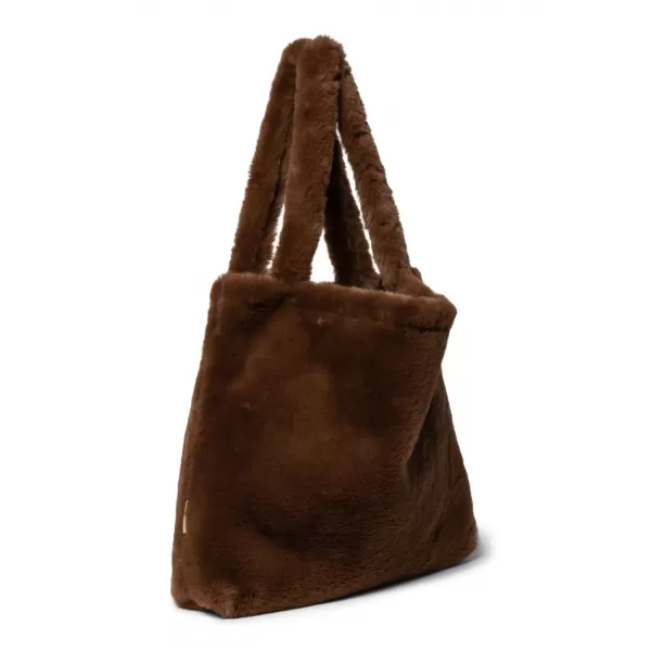 STUDIO NOOS - Faux Fur MOM BAG | Brown