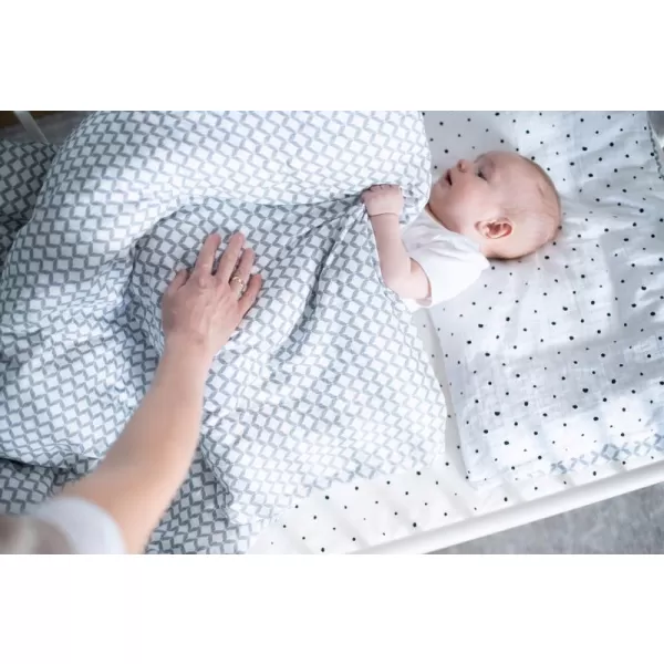 MOTHERHOOD Povlečení bavlněné mušelínové do postýlky Pro-Washed 2-dílné