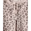 CARTER'S Overal na zip fleece Sleep & Play print Leopard dívka NB/vel.56